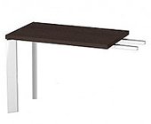 Кабинет для руководителя премиум класса Fermo Приставка для стола 100x60 хром