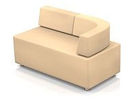 Модульный диван toForm M2 unlimited space Конфигурация M2-2DC (экокожа Euroline P2)