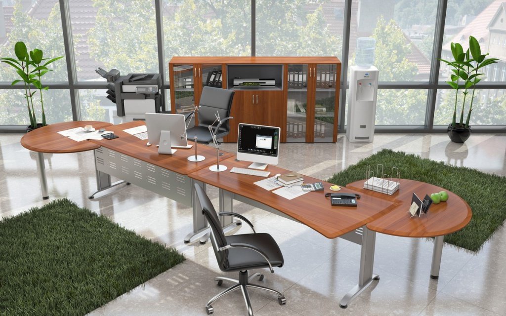 Мебель для офиса БэкВэм МДФ - комплект 2